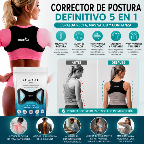 POSTUREX™ – Soporte Corrector Ergonómico
