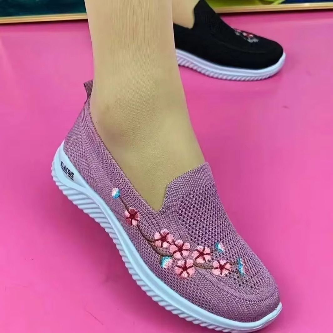 GLORIA CONFORT - Zapatos cómodos florales transpirables De malla