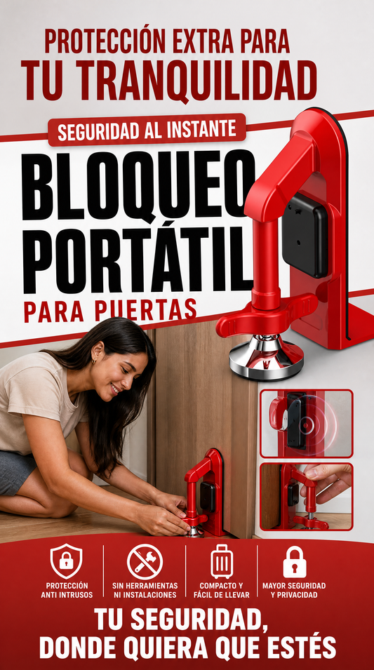 Bloque portátil para puertas